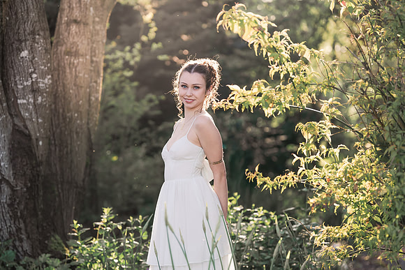 Senior Portrait in the garden