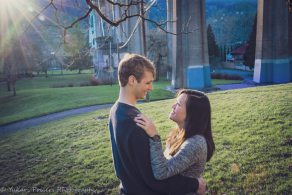 Cathedral Park OR, Engagement Session