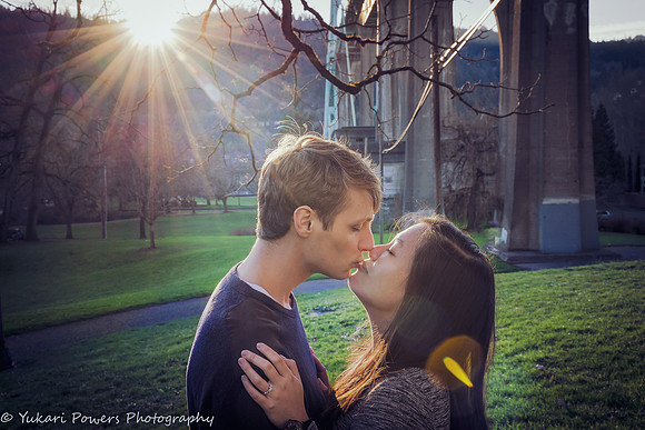 Cathedral Park OR, Engagement Session