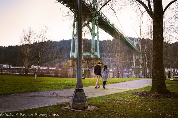 Cathedral Park OR, Engagement Session