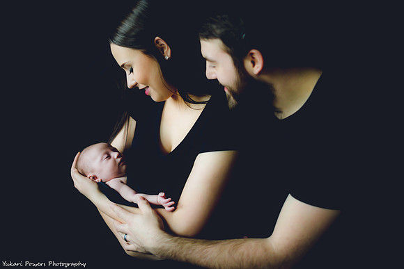 "Newborn and parents"