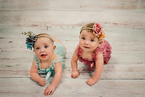 Sitter Session, Twins, Twin Girls